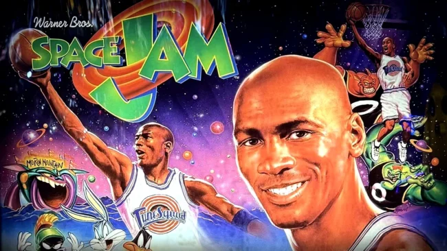 Backglass Pinball Space jam Sega