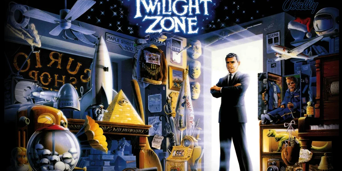 máquina de pinball Twilight Zone da Bally