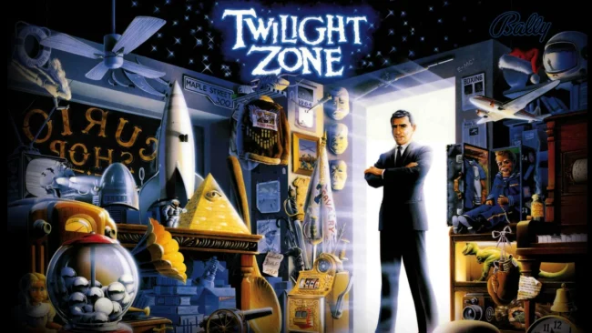 máquina de pinball Twilight Zone da Bally